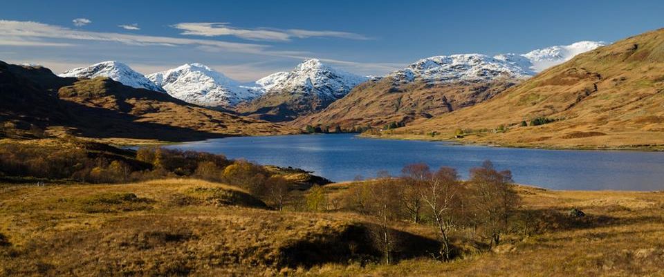 Arrochar Alps above Loch Arklet