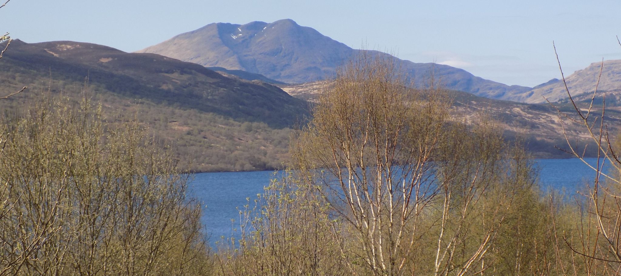 Ben Lomond beyond Loch Katrine