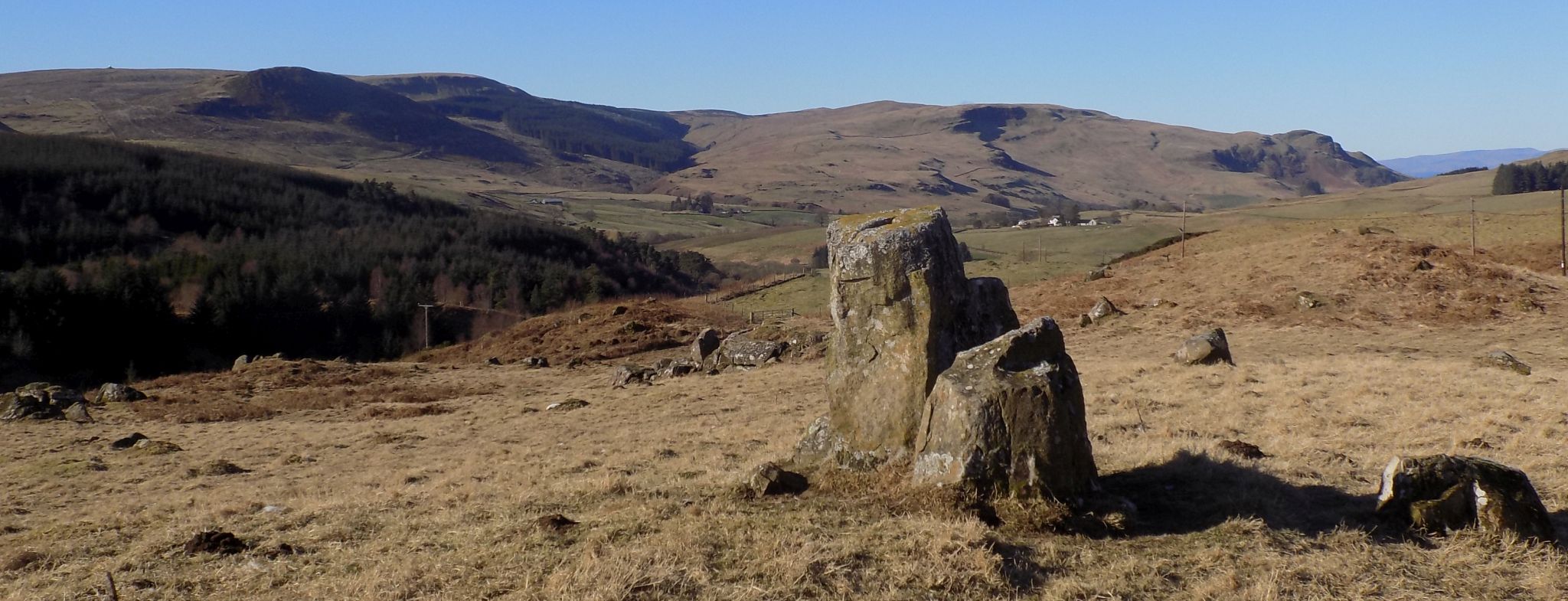 Campsie Fells at start of route