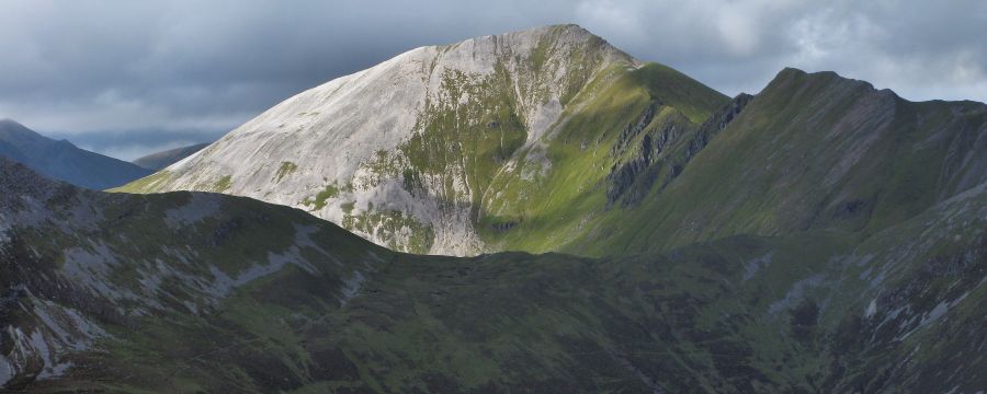 Sgurr a' Mhaim in the Mamores from Beinn na Caillich