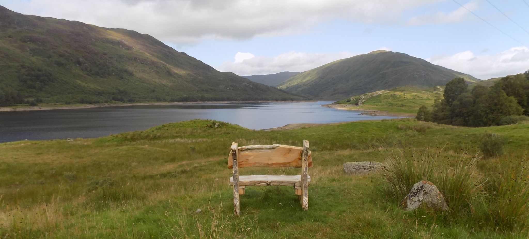 View up Glen Finglas Reservoir