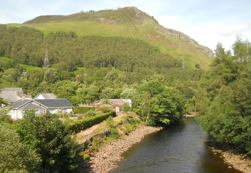 River Tummel in Kinloch Rannoch