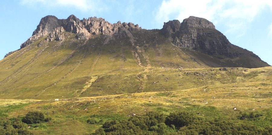 Stac Pollaidh in Wester Ross in the NW Highlands of Scotland