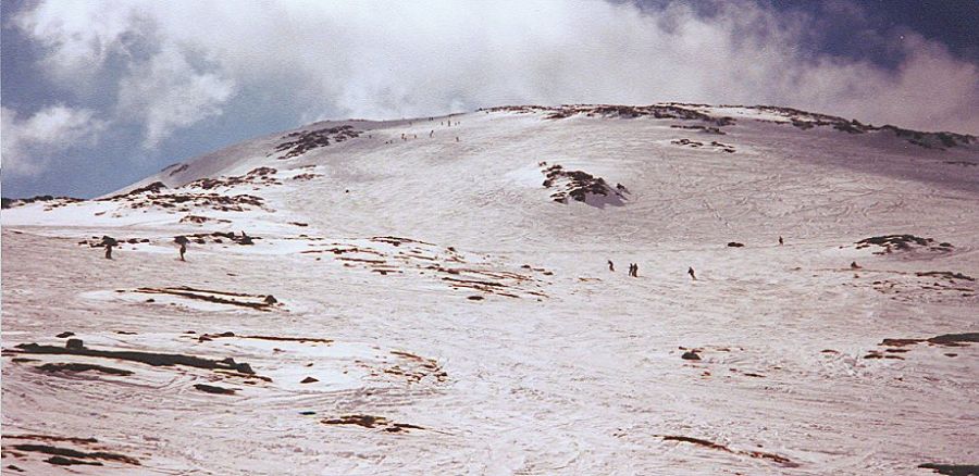 Ski Slopes on Meall a Burraidh in Glencoe