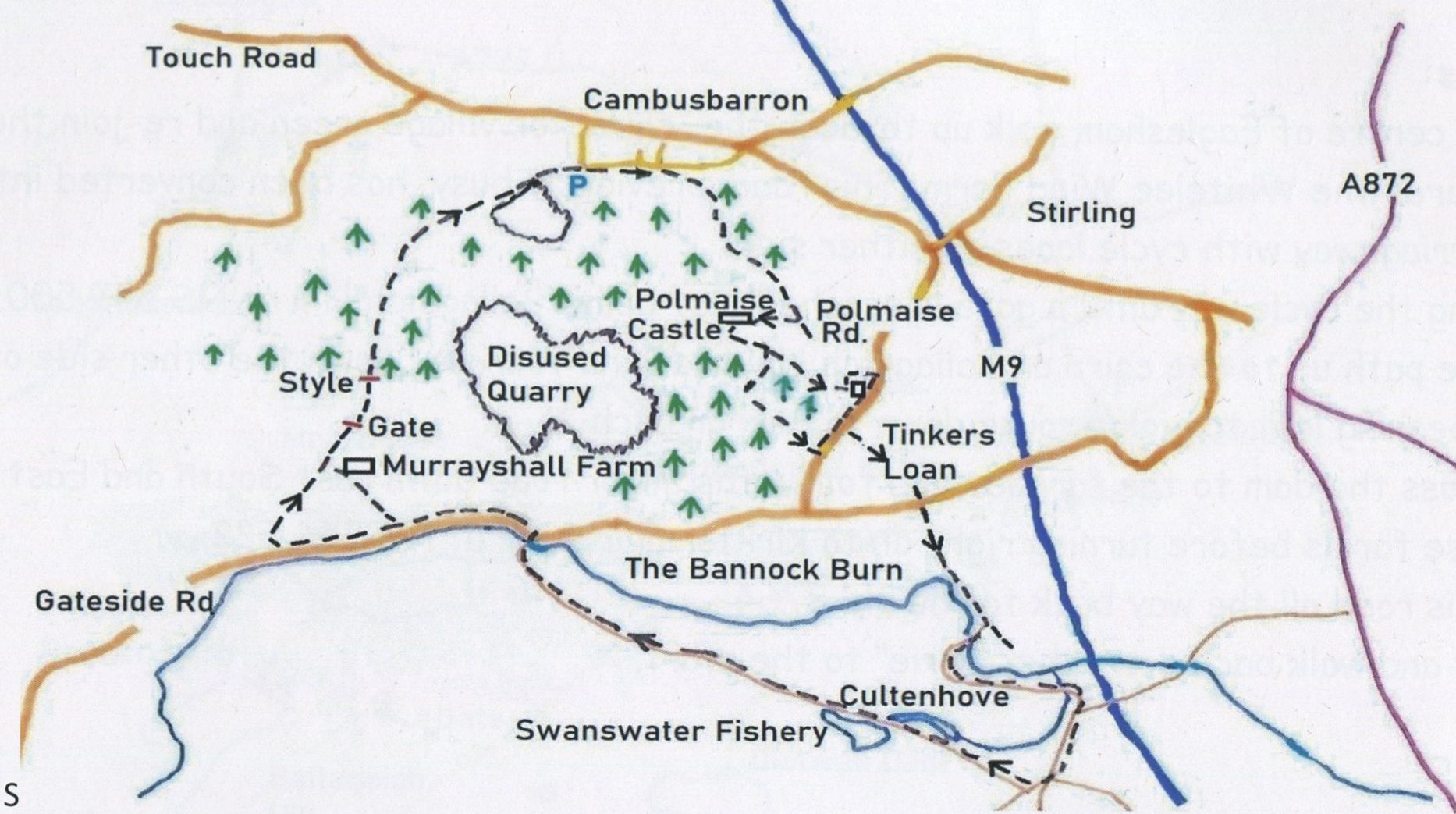 Map of Gillies Hill