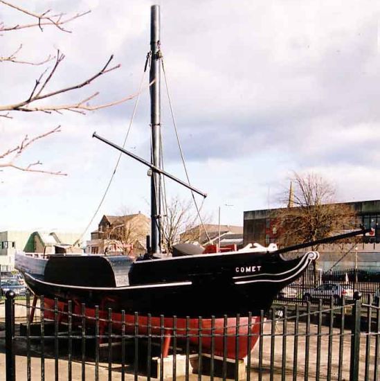 Replica of PS Comet in Port Glasgow