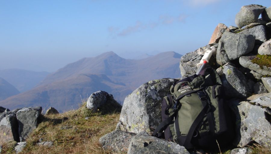 Bidean nam Bean from summit cairn on Stob Dubh