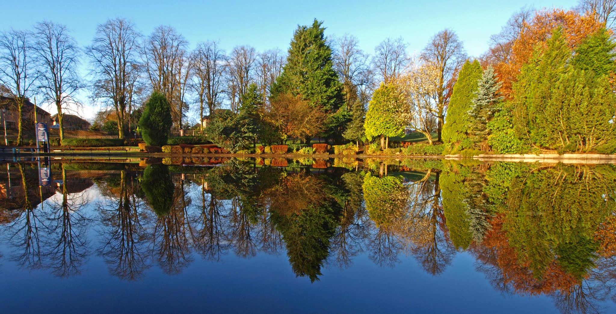 Duck pond in Strathaven Park