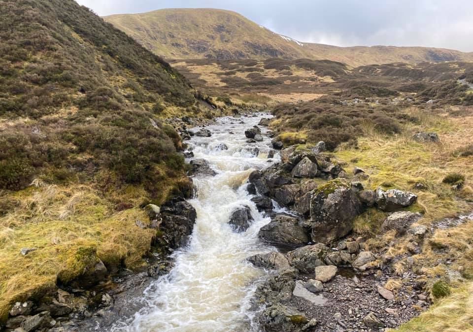 Tail Burn on trail to Loch Skeen