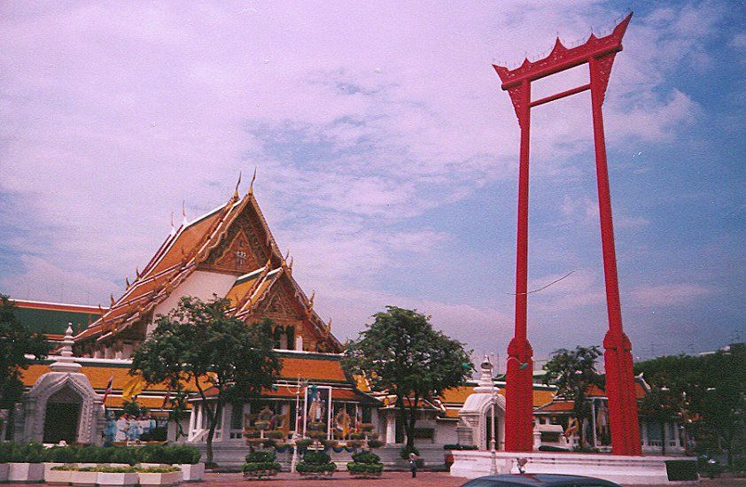 Wat Suthat and Giant Swing in Bangkok