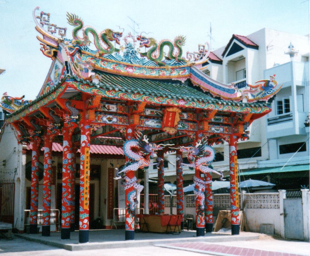 Chinese Temple in Phitsanulok in Northern Thailand