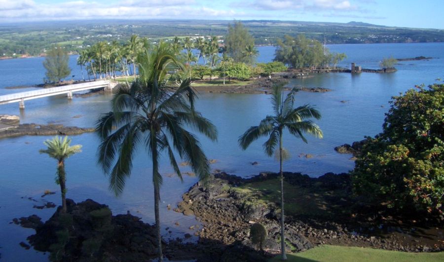 Hilo Bay on Hawaii Island