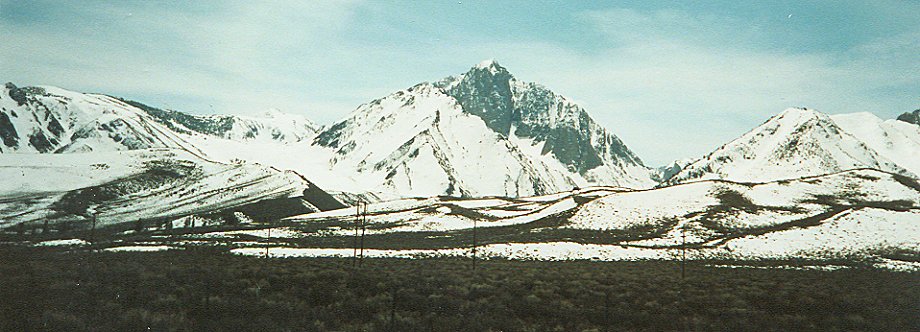 Mount Morrison ( 12,241ft, 3731m ) - "The Great White Fang" - in the Sherwin Range of the Sierra Nevada on approach to Mount Whitney from Owen's Valley