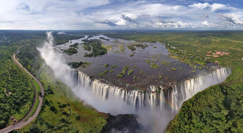 Aerial View of Victoria Falls