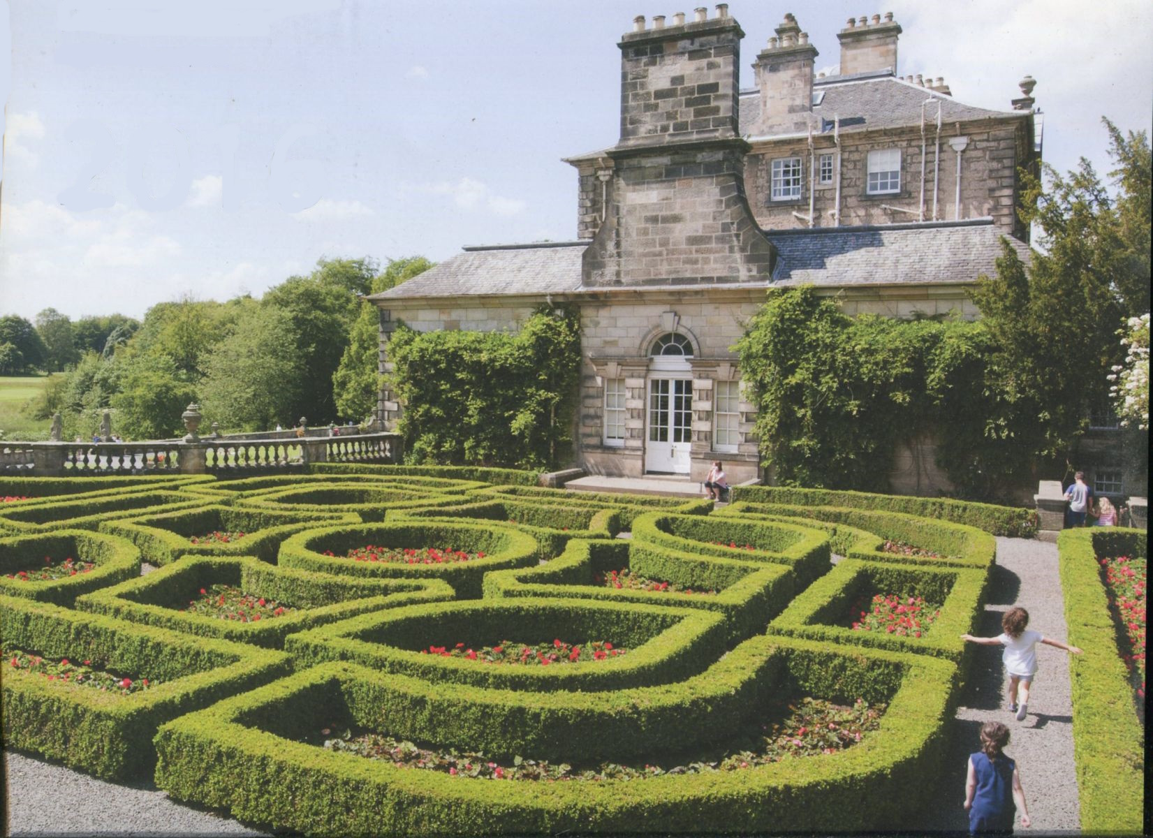 Formal Gardens at Pollock House